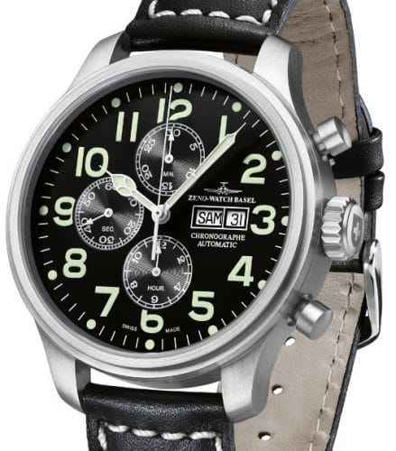 Patrik Philipp Huber: typische Uhr von ZENO Watch Basel