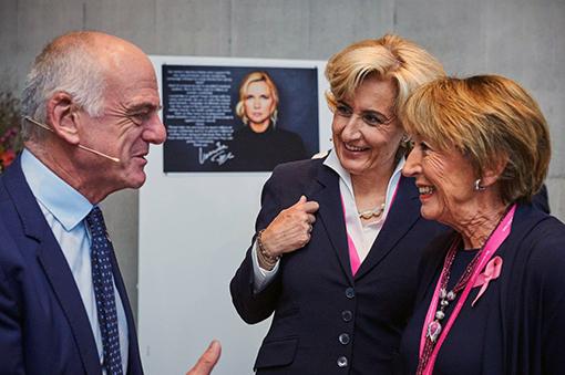 David Nabarro, former long-time WHO and UN advisor to Kofi Annan and Ban Ki-moon with Beatrice Tschanz, former Swissair Group top manager and Breast Cancer Activist