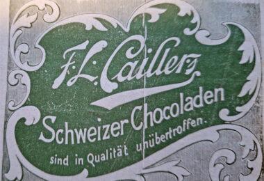 Werbung vor 120 Jahren für Schweizer Chocoladen von Cailler – in der Zeitschrift Gartenlaube